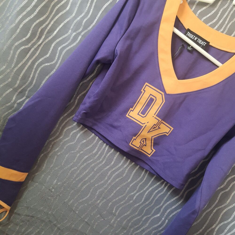Jennifers Body Cheerleader Costume TOP ONLY Small Dolls Kill Bite The Boyfriend